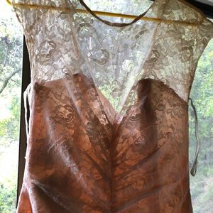 Vintage Lacey blush pink dress